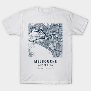 melbourne simple map T-Shirt